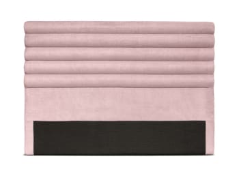 LUCA - Tête de lit en tissu  - Rose, Largeur - 140 cm