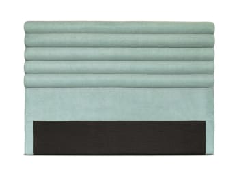 LUCA - Tête de lit en tissu - Bleu clair, Largeur - 160 cm