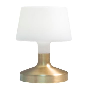 HELEN - Lampe de table touch LED Polyéthylène Or H21CM