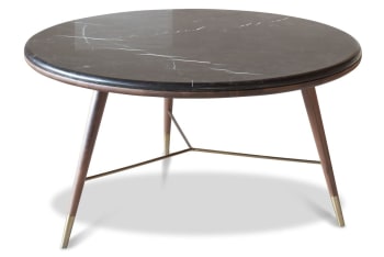Sivart - Table basse en marbre noir