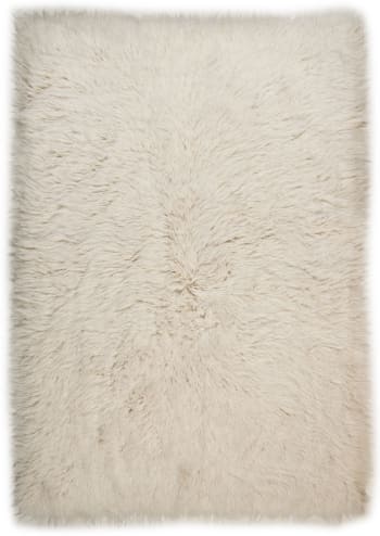 FLOKOS 2450 - Tapis flokati en laine vierge - naturel 160x230 cm