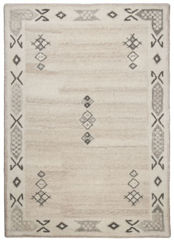 ROYAL BERBER - Tapis berbère en laine naturelle - Mélange 70x140 cm