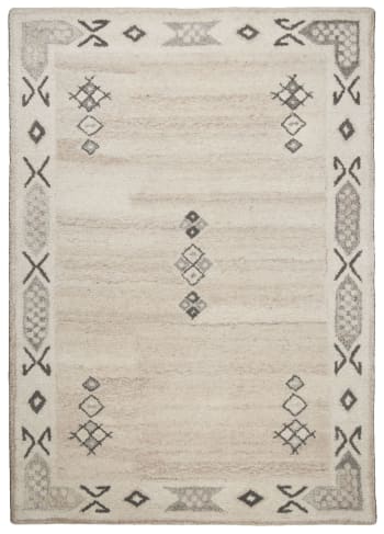 ROYAL BERBER - Tapis berbère en laine naturelle - Mélange 190x290 cm