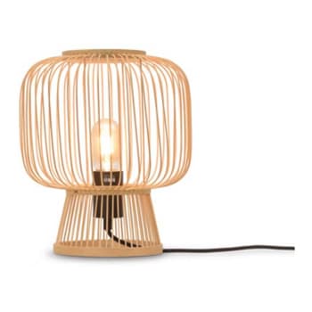CANGO - Lampe de table en bambou naturel H30cm
