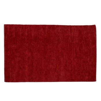 Bori - Tapis laine de Nouvelle-Zélande rouge 170 x 120 cm