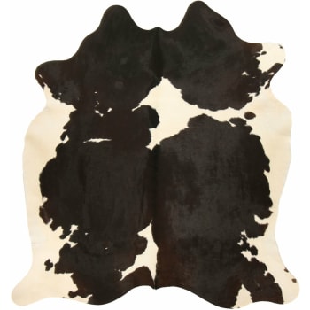Cow - Tapis peau de vache noir et blanc 220 x 180 cm