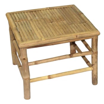 Taman - Table basse carrée en bambou