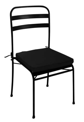 Terrazzo - Chaise de repas métal noir