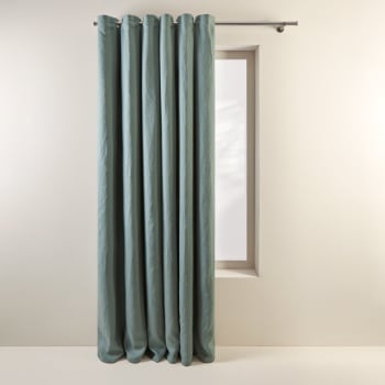 GYROHOME Tenda Oscurante Vienna Con Occhielli - 140x84 Cm (LxL) - Pannello Singolo, Foderato, Colore Rosso