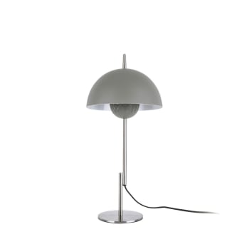 SPHERE TOP - Lampe à poser champignon en métal gris