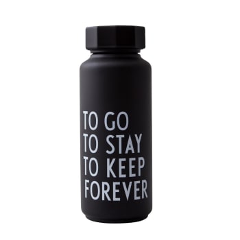 TO GO - Bouteille thermos noire To Go 0,5L