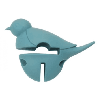 OISEAU - Repose cuillère petit oiseau bleu 3 en 1