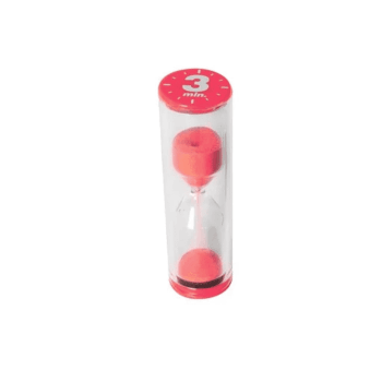 SABLE - Reloj de arena rojo 3 minutos - dexam