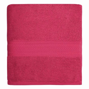 Luxury - Maxi drap de bain 550 g/m²  rose indien 100x150 cm