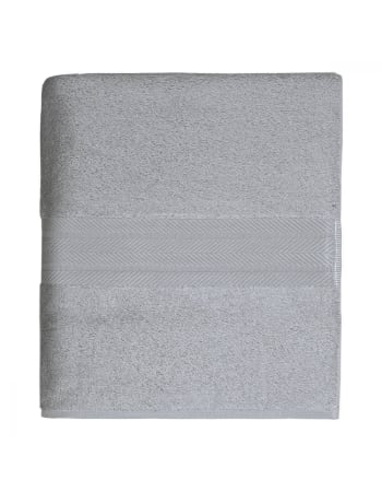 Luxury - Maxi drap de bain 550 g/m²  gris perle 100x150 cm