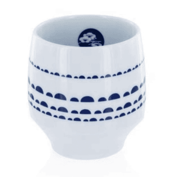 NARA - Tasse en porcelaine avec motifs bleus 0,35L
