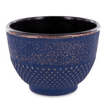 SONG - Tasse en fonte bleu et bronze 0,15 L