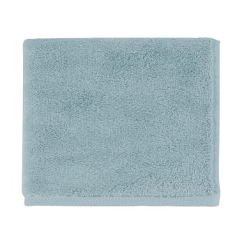 ESSENTIEL - Drap de bain en coton bleu 100x160