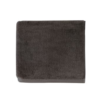 ESSENTIEL - Serviette de bain en coton gris graphite 40x60