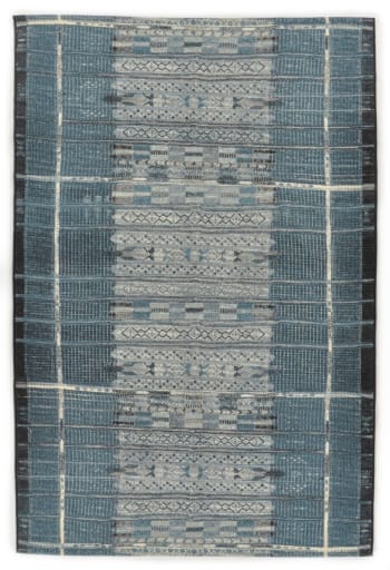 AURORA - Handgeknüpfter Gabbeh-Teppich aus grauer Naturwolle 120x180 cm