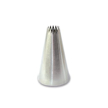 PME ST42C Bocchetta Per Pasticceria Professionale In Acciaio Inox | Per Corde, Conchiglie E Decorazioni | 1,72 X 1,72 X 3,47 Cm