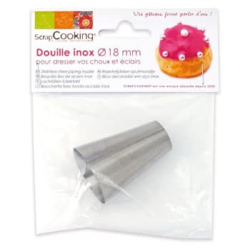 INOX - Douille pâtisserie inox 18mm