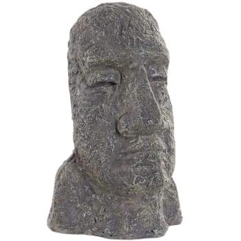 MOAI - Petite statuette moai en résine H14cm
