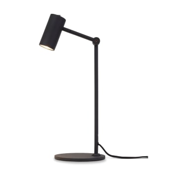 MONTREUX - Lampe de table inclinable noire H40cm