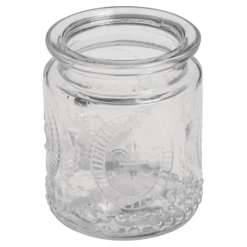 VINTAGE - Recipiente de vidrio tipo antiguo 270 ml