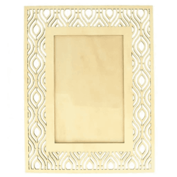 Grand cadre photos en bois beige 50x70 Blake