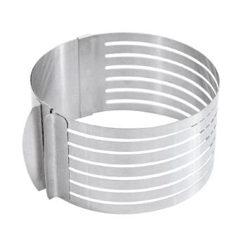 GÉNOISE - Cercle extensible en inox pour génoise 16 à 20cm