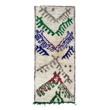 Berbere - Tapis Berbere marocain pure laine 68 x 192 cm