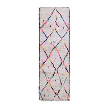 Berbere - Tapis Berbere marocain pure laine 93 x 284 cm
