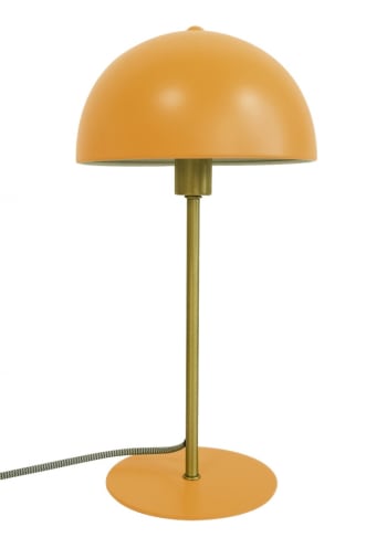 Bonnet - Lampe à poser en métal jaune curry