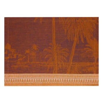 Croisière sur le nil - Set de table en lin desert 50 x 36