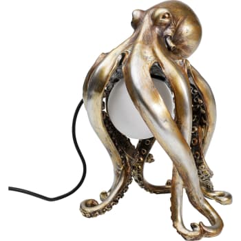Tischleuchte Octopus in Gold H34cm