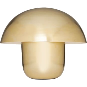 Mushroom - Lampe champignon en acier doré