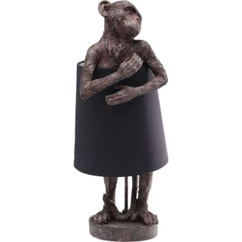 Animal - Lámpara mesa monkey marrón negro