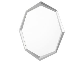 Oeno - Miroir en métal argenté 91x66