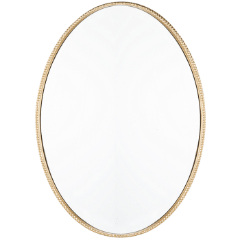 Ouvea - Miroir en bois d'ingénierie doré 79x57