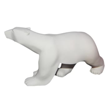 OURS - Statue l'ours blanc de François Pompon L35cm
