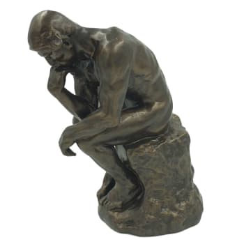 RODIN - Reproduction du Penseur de Rodin H25cm