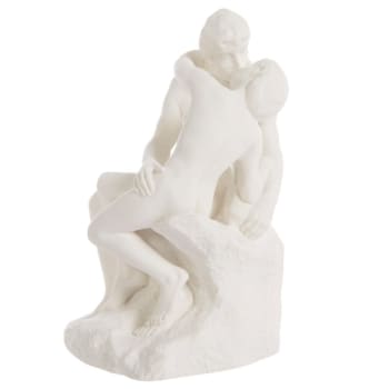 RODIN - Figurine reproduction Le Baiser de Rodin H14cm