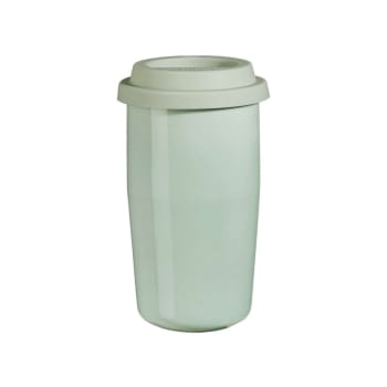 CUP & GO - Mug isotherme en porcelaine vert menthe 0,35cl
