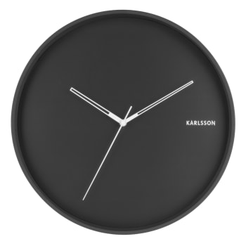 WALL CLOCK - Horloge noire D40