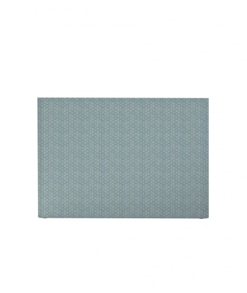 Vagues - Tête de lit avec housse Bleu 160 cm
