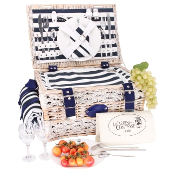 Pic Boll Set Pic Nic Cestino Da Picnic In Vimini Per 2 Persone - Set