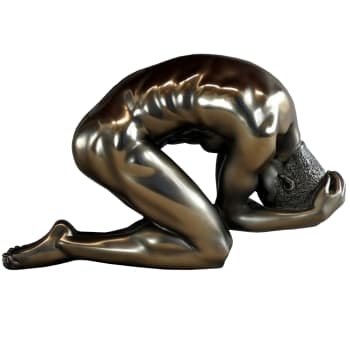 Statuette en résine Homme nu - Profondeur 11 cm - Largeur 8.5