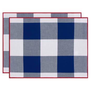 Elysée - Set de table en coton tricolore 48 x 36