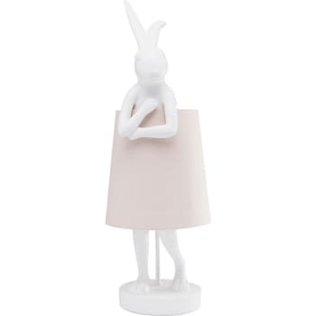 Animal - Lámpara mesa rabbit blanco 68cm